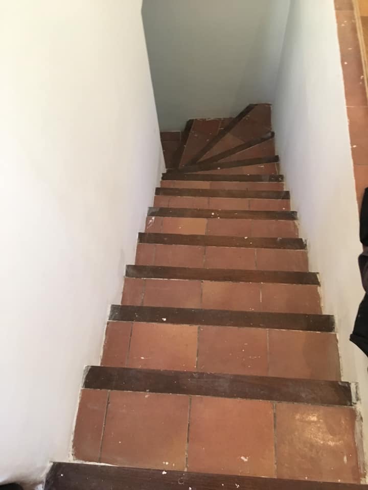 escalier sans parquet